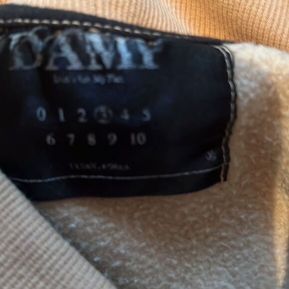 Damp Dont Ask my Plan Tan Turtleneck Sweatshirt Size XXL - Picture 8 of 10